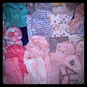 💜Newborn baby girl 30 piece value bundle